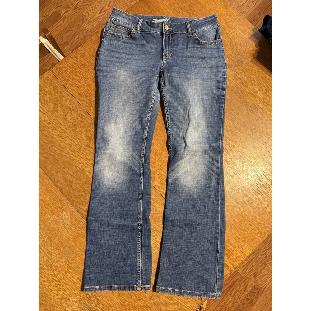 Wrangler Women's 11 (32x31) Boot Cut Jeans Country Cowgirl Western Medium Wash
